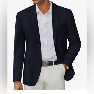 Elegant Navy Men's Blazer